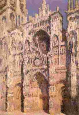 mon Rouen Cathedral Portal and Tour d Albane A4 Photo