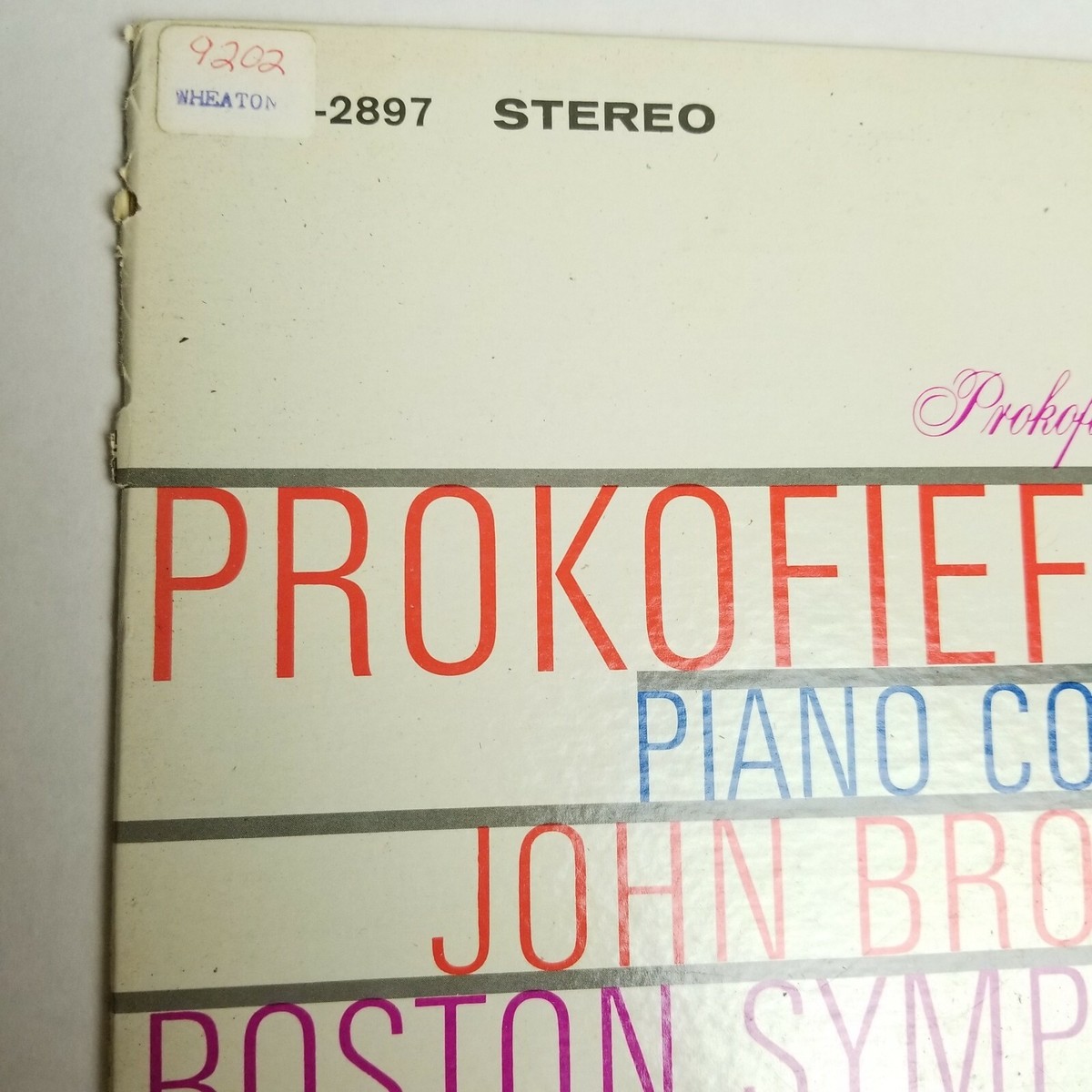 Prokofieff Piano Concertos 1 And 2 John Browning Erich Leinsdorf