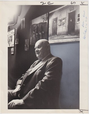 Roman Vishniac * Warsaw Ghetto Photographer * 1971 VINTAGE Iconic press photo