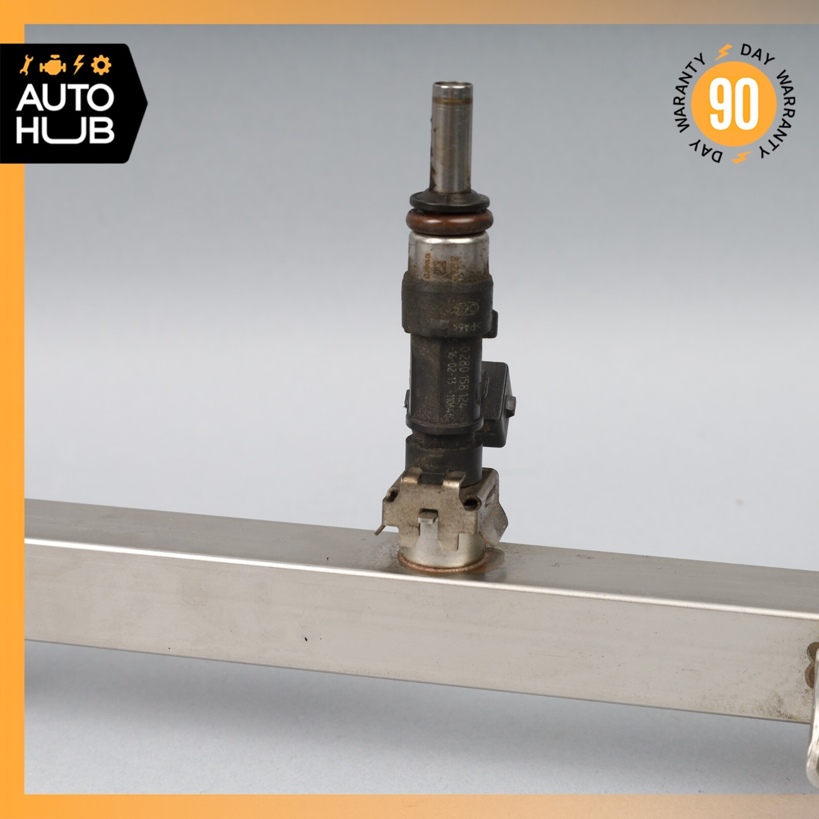 Maserati GranTurismo M145 Fuel Injection Rail Line w/ Injectors Right Side OEM