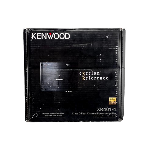 Kenwood XR401-4 Class D 4 Channel Full Range Hi-Res Car Audio Amplifier 400w RMS - Picture 7 of 8