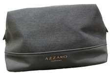 Azzaro Parfums  -men’s Toiletry Pouch Black 100% Polyester NEW! Fast Ship