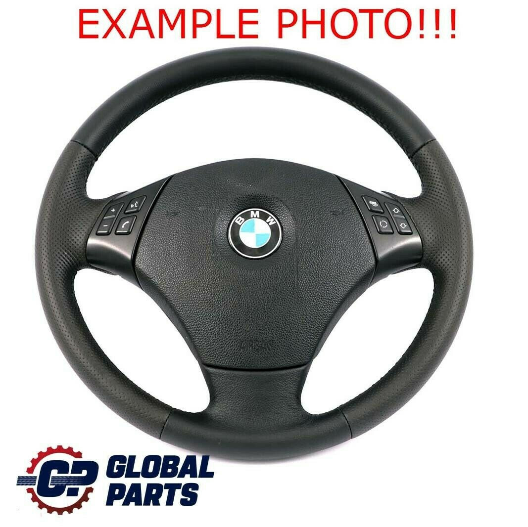 BMW 3 X1 er E84 E90 E91 NEUES Schwarz Leder M-Sport Look Lenkrad 