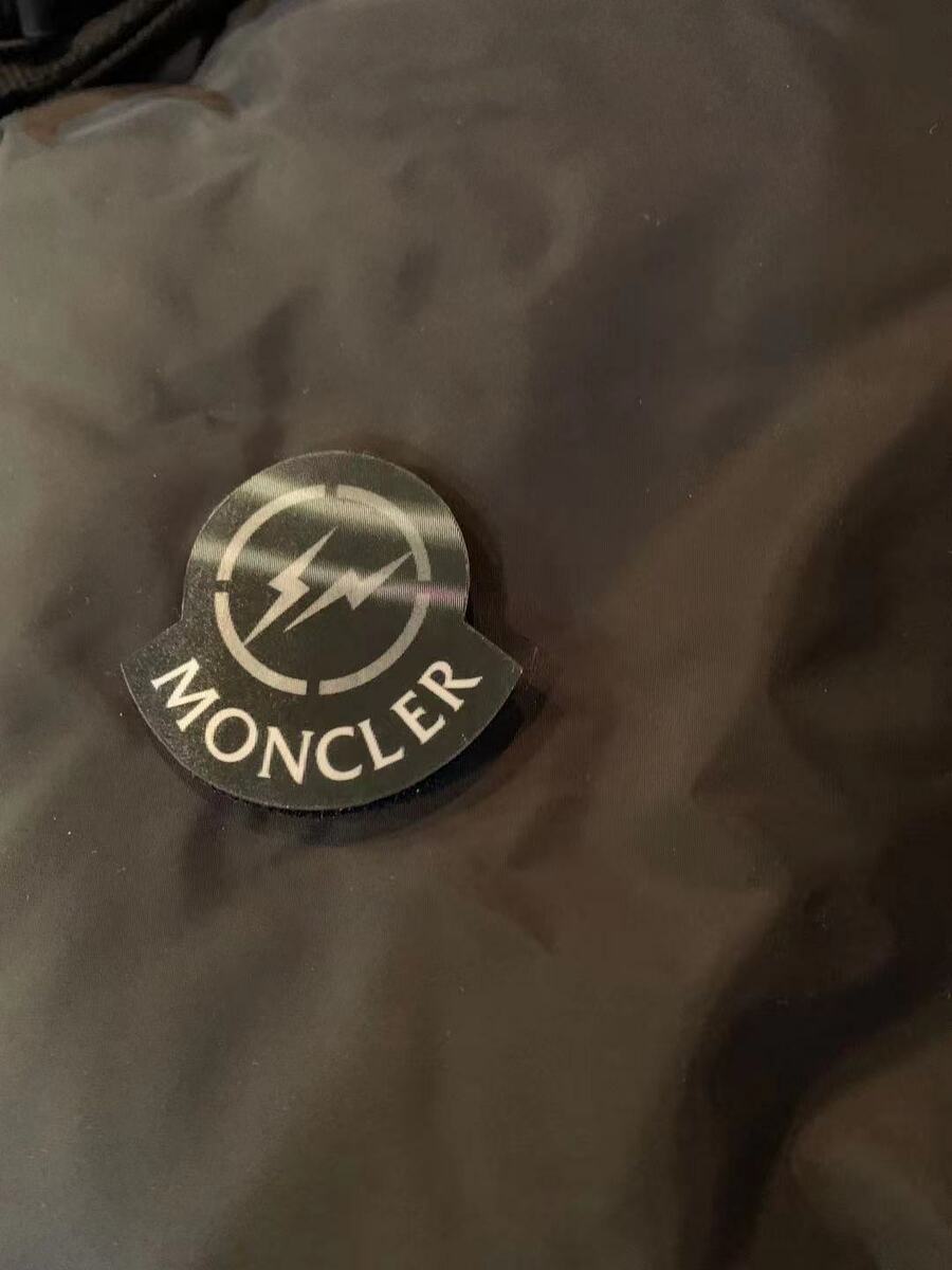 MONCLER GENIUS X FRAGMENT DESIGN Down Vest Black Flash Logo MONCLER GENIUS X FRAGMENT DESIGN Down Vest Black Flash Logo