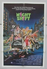 NIGHT SHIFT ORIGINAL FOLDED MINT 27X41 MOVIE POSTER MICHAEL KEATON RON HOWARD
