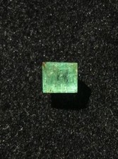 .53 Ct Natural Muzo Green Emerald square cut Loose gemstone