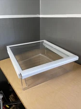 Nice! OEM WHIRLPOOL REFRIGERATOR SNACK DELI DRAWER & COVER COMPLETE ASSEMBLY