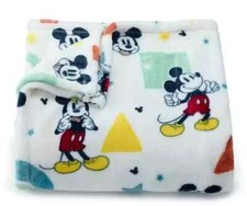 Disney MICKEY MOUSE Shapes The Big One Oversized Plush Throw Blanket 5'X6' 