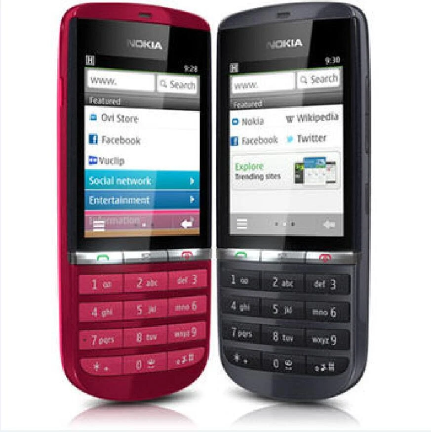 Cellphone N300 Nokia Asha 300 Original 3G Unlocked MP4 Mobile Phone - Image 2 of 4