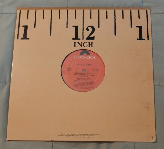 Ollie Jerry 12" Electric Boogaloo Dance Mix Instrumental 1984 Polydor