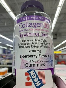 Image of AiWaWa CA, WN Collagen Supplements Elderberry 110 Gummies FOR SKIN HEALTH
