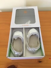 NWT Gymboree Silver Flats Baby Girl crib shoes
