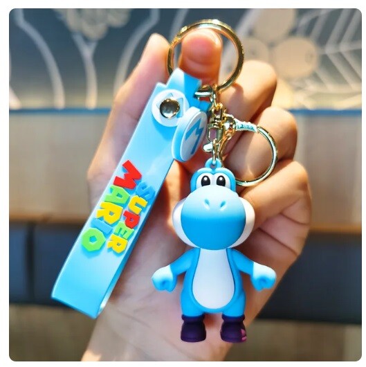ラウンド用品・アクセサリー yoshi Super Mario Yoshi Egg-shaped Keychain Key Case Nintendo Tokyo
