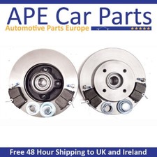 CITROEN BERLINGO 1.6 HDi REAR BRAKE DISCS AND PADS 2008-2016 WHEEL BEARINGS