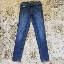 GAP Denim Kids Super Skinny Blue Jeans Medium Wash Girls Size 12 Regular