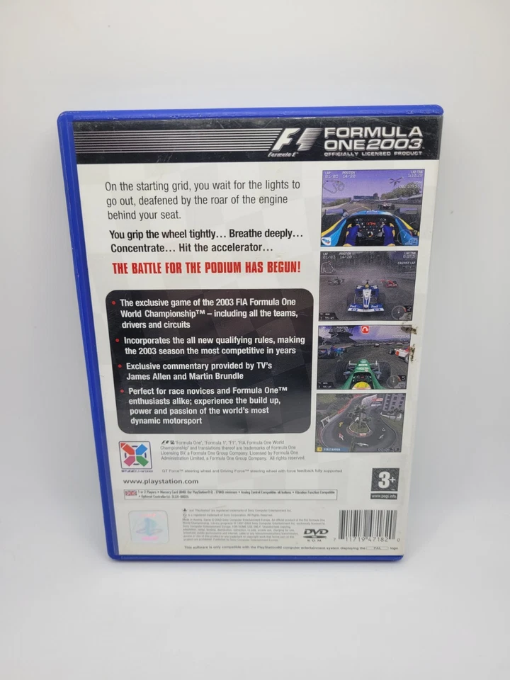 Formula One 2003 F1 - Playstation 2 PS2 - CIB Complete - PEGI 3 - Tested! - Image 2 of 3