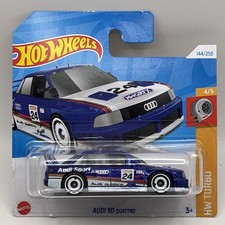 Hot Wheels - Audi 90 Quattro - Blue - HW Turbo 4/5 - 144/250 - HTC64 DTM IMSA