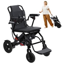500W Motor 29.4V/24V 10Ah Lightweight Foldable Electric Wheelchairs All Terrain