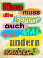 Holzschild 40X30 Cm Schuld Auch Bei Anderen Suchen Deko Geschenk Holz Schild