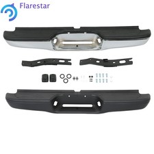 Complete Steel Rear Step Bumper Assembly Fit For Toyota Tacoma Truck 1995-2004