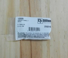 Dillon Powder Funnel - "D" PISTOL - 357 Magnum, 38 Special;  13599