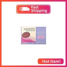 Fabriano Artistico Extra White Watercolor Block, 140 lb./300 GSM, Hot Press, 15