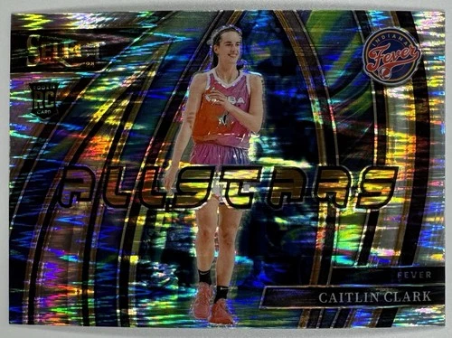 2024 Panini Select Caitlin Clark Rookie All Stars Flash Prizm #15 Indiana Fever