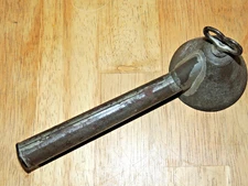 Antique CLEWELL'S Pat. May 3, 1876 V. Clad Maker#10 Tin Ice Cream Disher Scoop