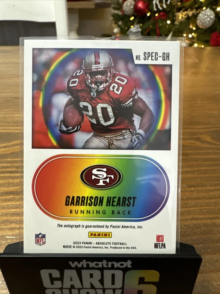 2023 Panini Absolute - Spectrum Signatures Garrison Hearst #SPEC-GH /199 (AU) - Image 2 of 2