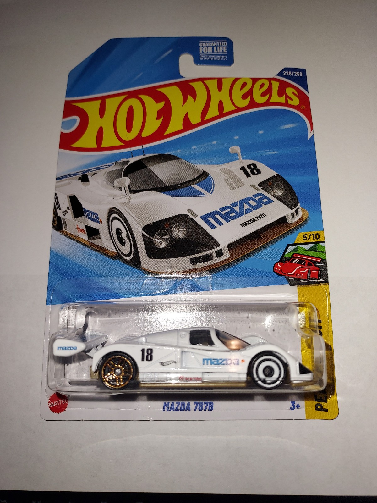 Hot Wheels 2025 Mazda 787B WHITE #226/250 NEW! #18 TAMPO
