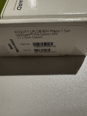 ACQUITY UPLC BEH Phenyl VanGuard Pre-column, 100Å, 1.7 µm, 2.1 mmx5mm Brand New