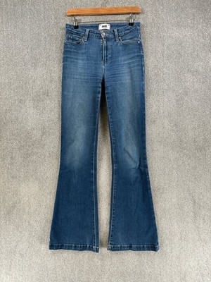 Paige Jeans Damen Größe W 26 L 33 Blau Denim Ausgestelltes Bein Genevieve Stretch