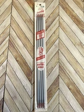 Vintage Susan Bates Silver Double Pointed Knitting Needles Size 8