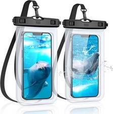 YOSH Waterproof Phone Pouch 2 Pack, 7 inch IPX8 Waterproof Phone Case for Swimmi