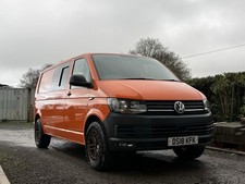 2018 Volkswagen Transporter T32 LWB DSG Campervan Tailgate R&R Bed No VAT