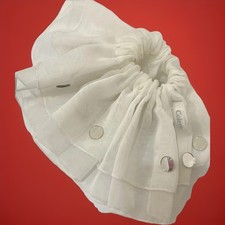 Vintage Colette Malouf  Nylon Tulle w  Mirrors Hair Piece Holder
