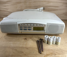 Sony AM FM CD Clock Radio Mega Bass Model ICF-CD513 Under Cabinet Mount Working