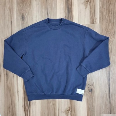 VUORI Women's Restore Oversized Crew Pullover 2.0 Blue Pullover Medium