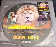 Queen Brian May Kerry Ellis Born Free #290/1000Picture Disc Signed By Kerry Rare