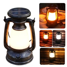 Vintage Solar Lantern Hanging Light Outdoor Garden Tree Yard Camping Decor Lamp