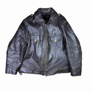 シカゴオートバイレザージャケット CHICAGO POLICE本革レザー