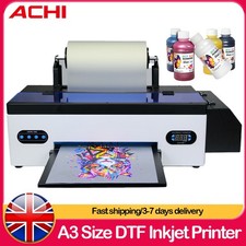 30CM A3 DTF Flatbed Printer Epson R1390 Print Head Direct to Film Heat Transfer