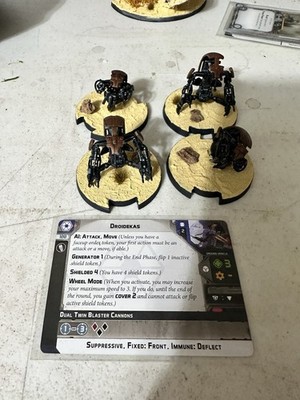 Star Wars Legion Separatists Droidekas Painted x2 With Card