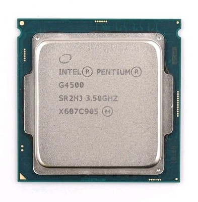 Intel Pentium G4500 3.50GHz Dual-Core 3MB LGA 1151 CPU P/N: SR2HJ Tested Working