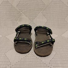 Northside Boys Kids Sandals with Green and Navy Blue Straps Size 3