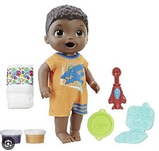 Hasbro Baby Alive Super Snacks Snakin' Luke 2016 Original Box African American