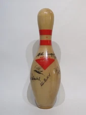 Bowling Pin "PBA Open Sacramento 1992" Amflite II AMF Autographed Mike Scroggins