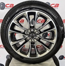 Jeep Grand Wagoneer 22 Oem Polished Charcoal Takeoff Wheels And Tires