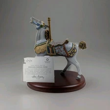 LENOX AMERICANA CAROUSEL HORSE sculpture Limited Edition - - NEW in BOX with COA