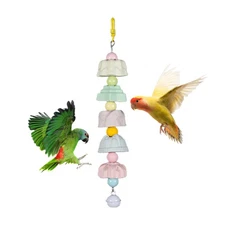 Bird Chew Toy Cage Accessories Colorful Chewing Toys Parrot Biting